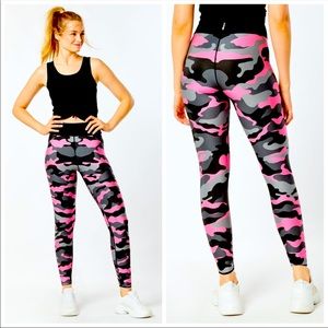 Ultracor ultra high neon Camo legging NWT
